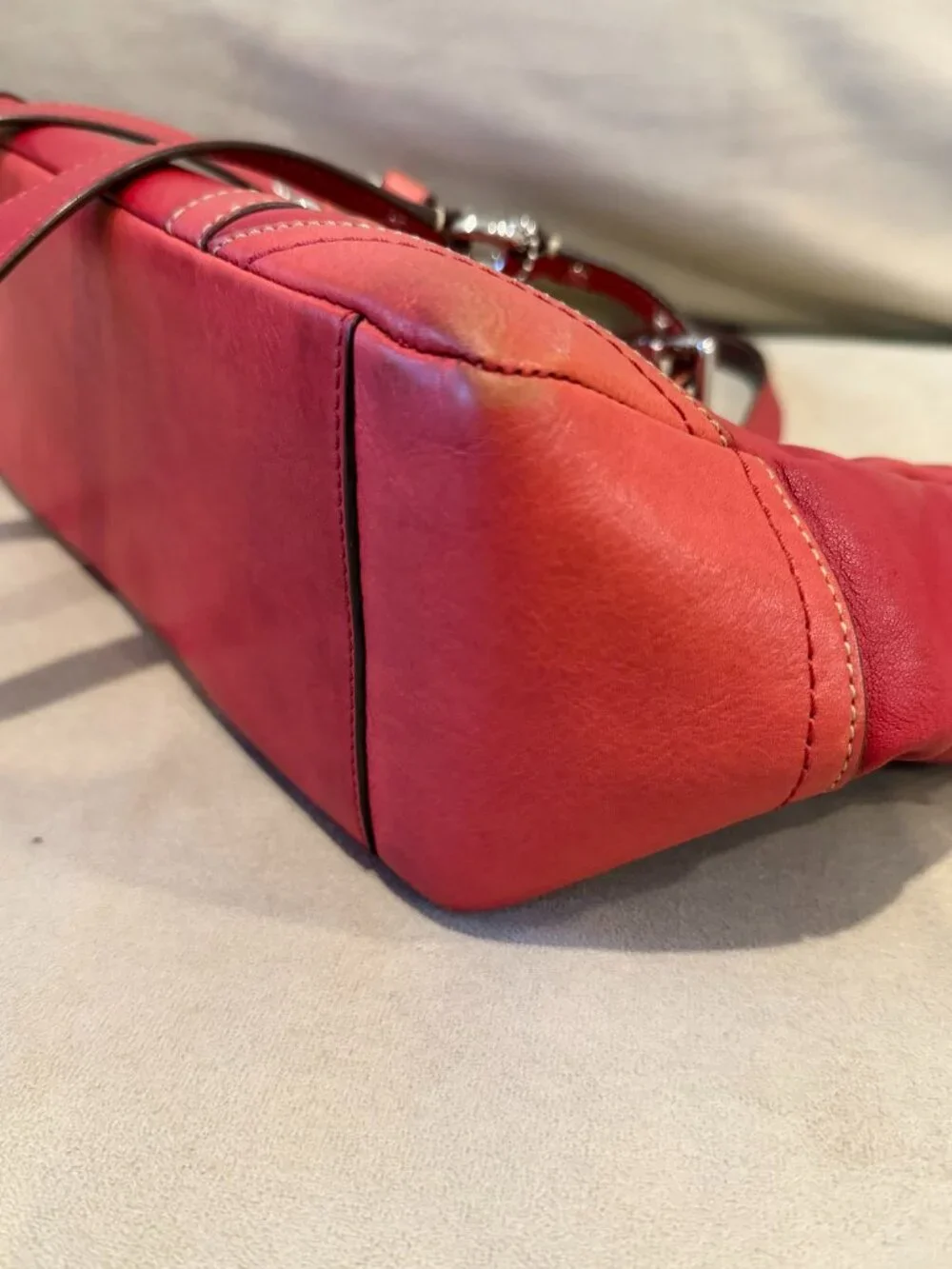 Coach Red Gallery East West Tote (F12343)